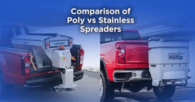 Poly vs Stainless Salt Spreader