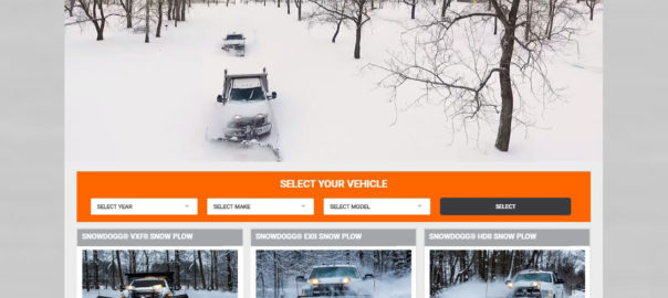 Buyers website snow plow finder