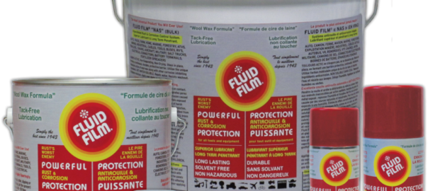 Fluid Film Rust Protection comes in many sizes