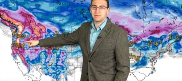 Rocky Mountain Snow Expected Soon - 1/11/20 Weather Map