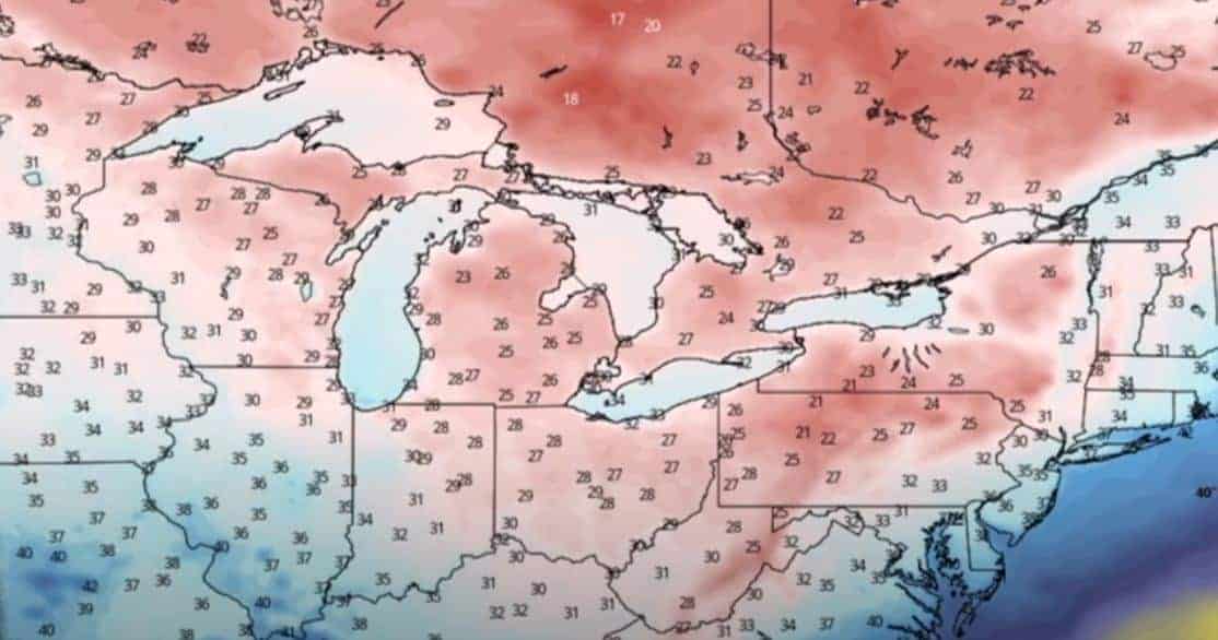 5/8/20 Weather Map Temps