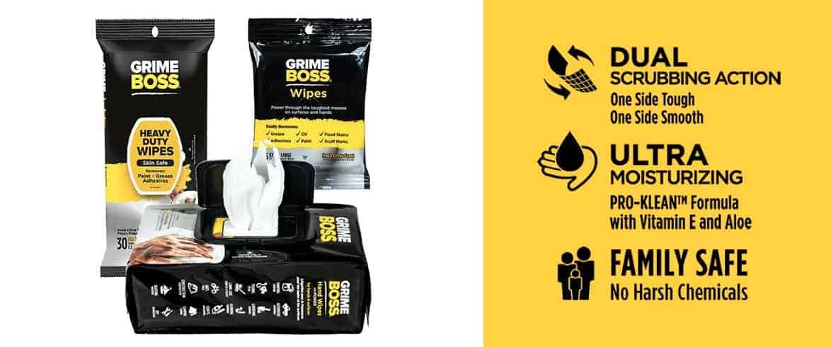 Grime Boss Heavy Duty Wipes