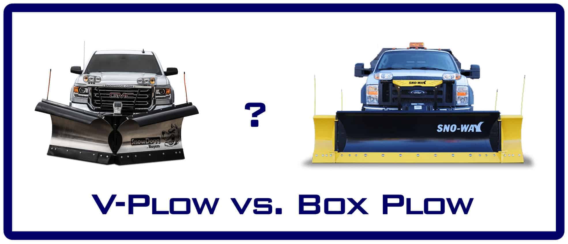 V Plow v Expandable Box Plow