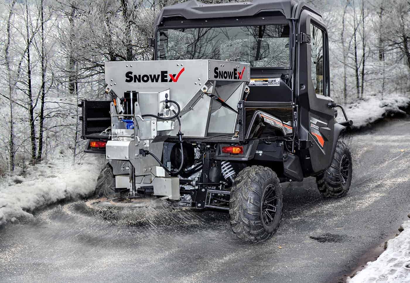 SnowEx Stainless Steel Hopper for Compact Trucks: HELIXX