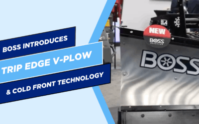 BOSS Introduces Trip Edge V-Plow and Cold Front Technology