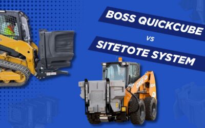 Boss QuickCube vs. SiteTote System: Which On-Site Material Solution Works Best for Snow & Ice Professionals?
